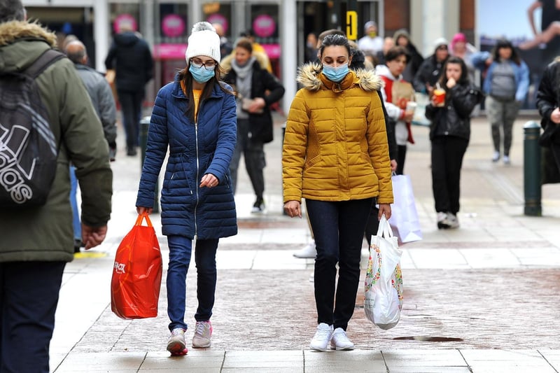 Shoppers have hit the high street once again