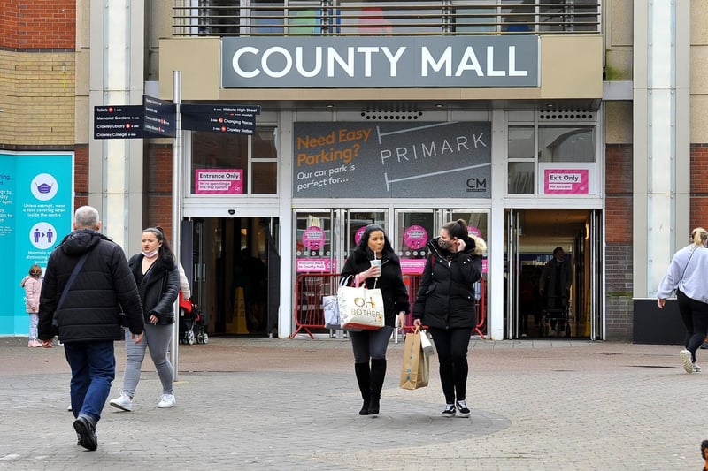 County Mall welcomed shoppers for the first time in more than three months