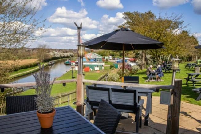 The garden at The Narrowboat near Weedon Bec reopens after the third coronavirus lockdown. Pictures by Kirsty Edmonds.