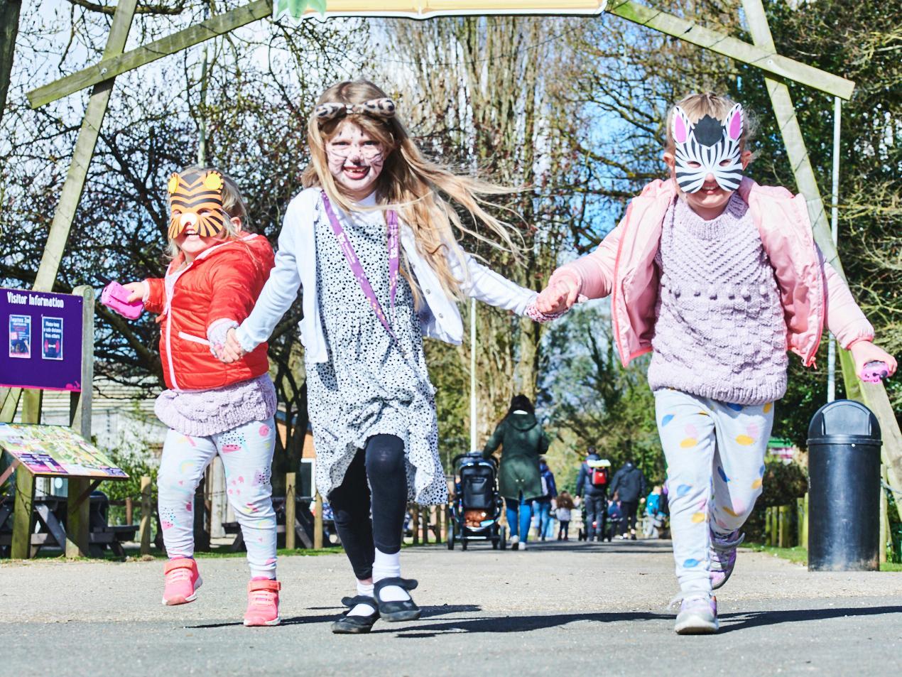 Young animal enthusiasts at Twycross Zoo couldn’t contain their excitement as the gates finally opened to visitors this morning.