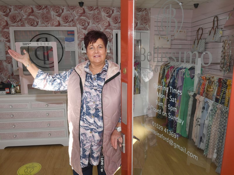 Bellissimo Boutique. Owner, Wendy Hanslip. EMN-211204-175337001