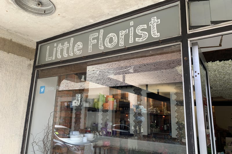 The outside of The Little Florist