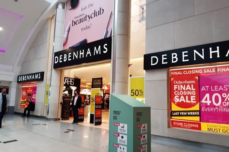 Debenhams has reopened in Brighton but it is only for a closing down sale after the company went into administration in lockdown