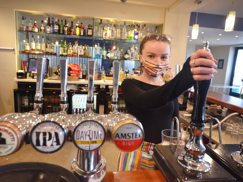 The easing of lockdown in Hastings on April 12 2021
The White Rock Hotel SUS-211204-150909001