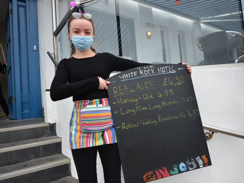 The easing of lockdown in Hastings on April 12 2021
The White Rock Hotel SUS-211204-150844001