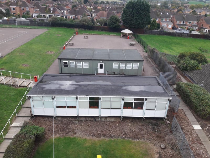 The new £4m building replaced two mobile classrooms