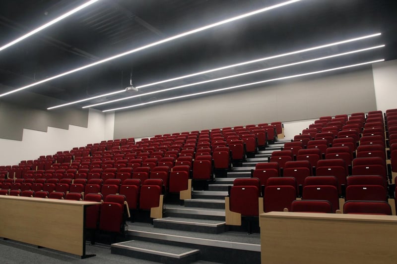 The 240 capacity lecture theatre can host a whole year group