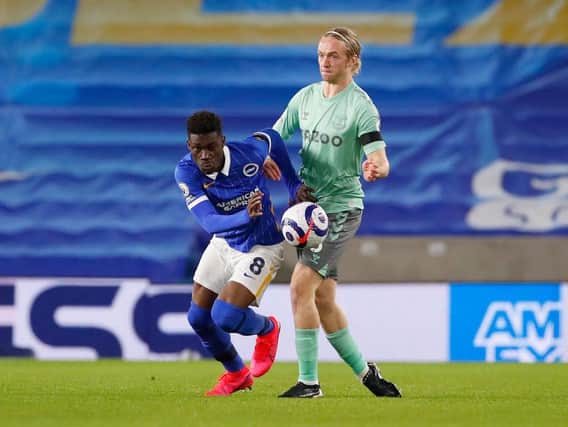 Yves Bissouma impressed for Brighton in the 0-0 draw against Everton