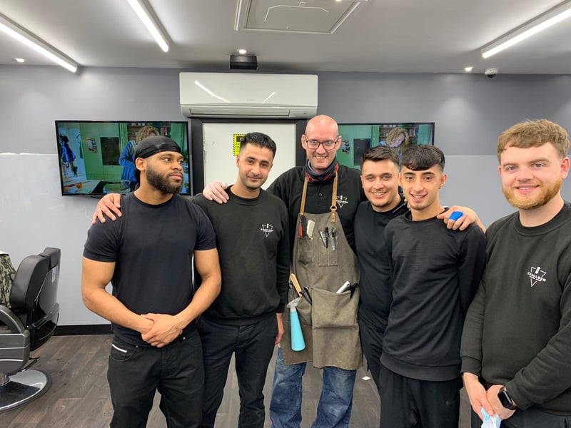 The team at Chaulden Barber Shop