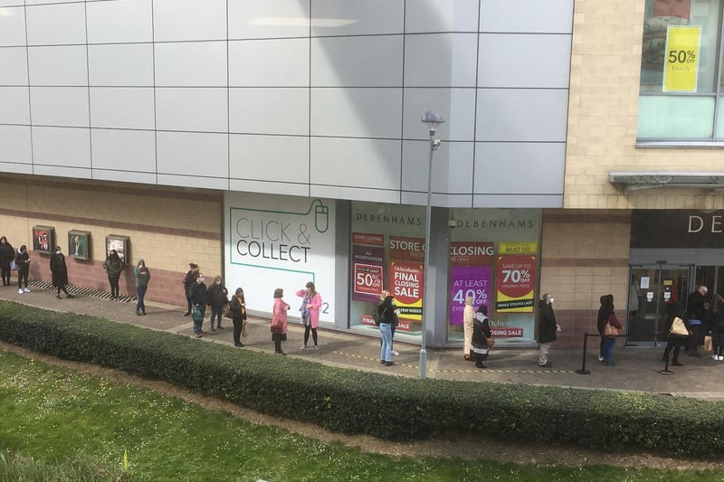 Non-essential shops reopen at Riverside Shopping Centre