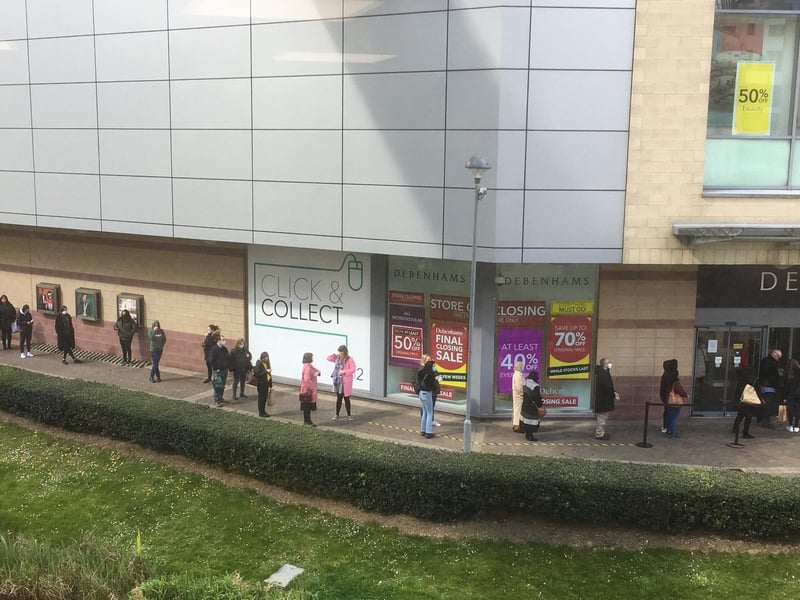 Non-essential shops reopen at Riverside Shopping Centre