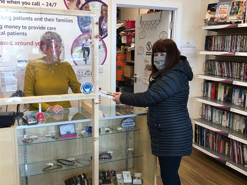 Welcoming customers back to the Maylands shop