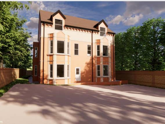 An artist's impression of what the care home conversion could look like