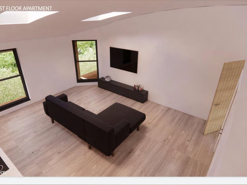 An artist's impression of what the care home conversion could look like