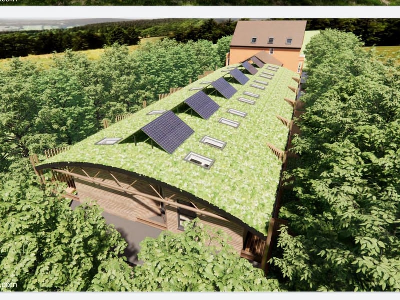 An artist's impression of what the care home conversion could look like