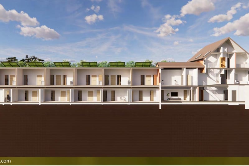 An artist's impression of what the care home conversion could look like