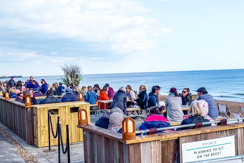 There was a lot of support for the venue when it reopened its beachfront deck on Monday