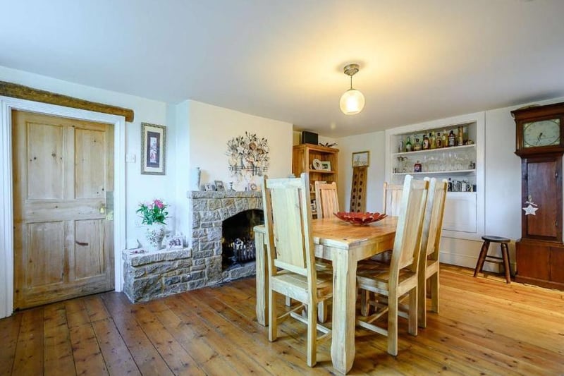 Dining room at Brasenose Cottage in Middleton Cheney (Image from Rightmove)