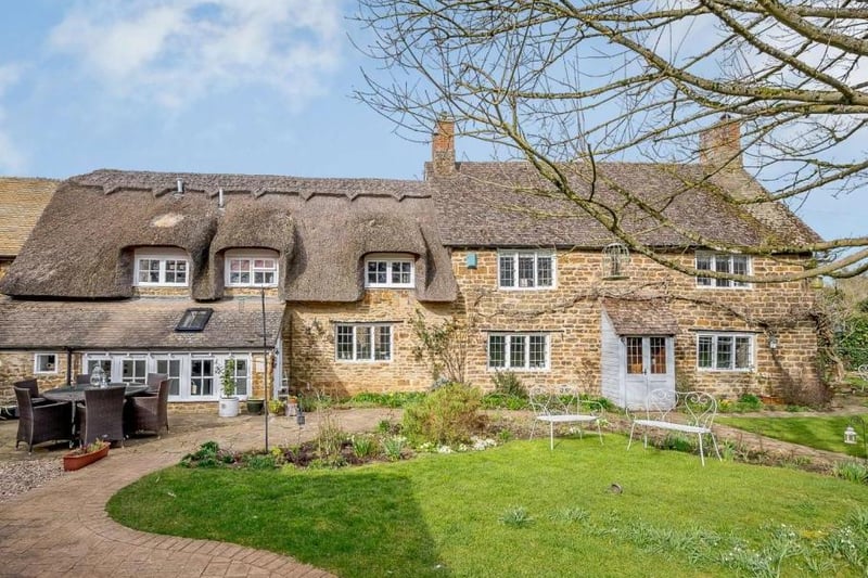 This amazing grade II listed period home in the High Street of Middleton Cheney near Banbury has come on the market (photo from Rightmove)