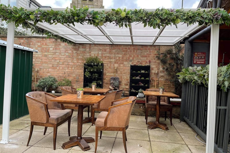 The revamped courtyard at Homme Nouveau in Whittlesey