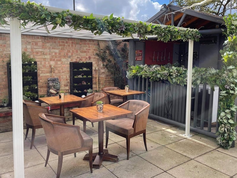 The revamped courtyard at Homme Nouveau in Whittlesey