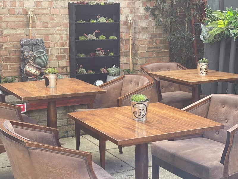 The revamped courtyard at Homme Nouveau in Whittlesey