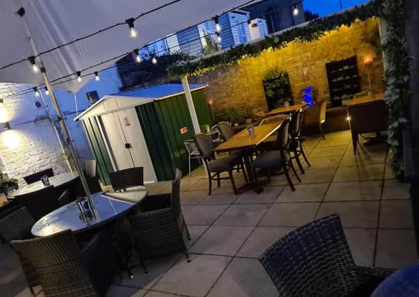 The revamped courtyard at Homme Nouveau in Whittlesey