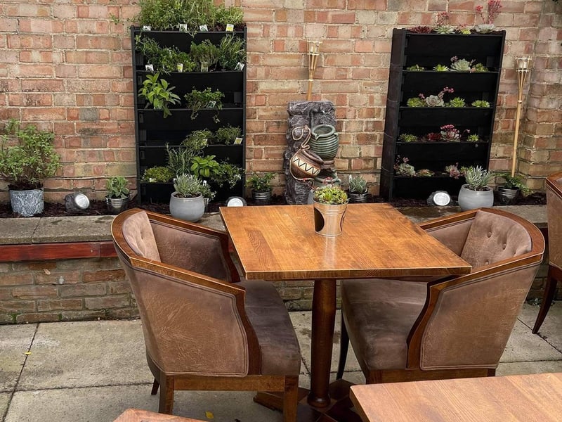 The revamped courtyard at Homme Nouveau in Whittlesey