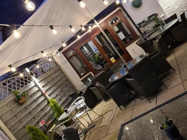 The revamped courtyard at Homme Nouveau in Whittlesey