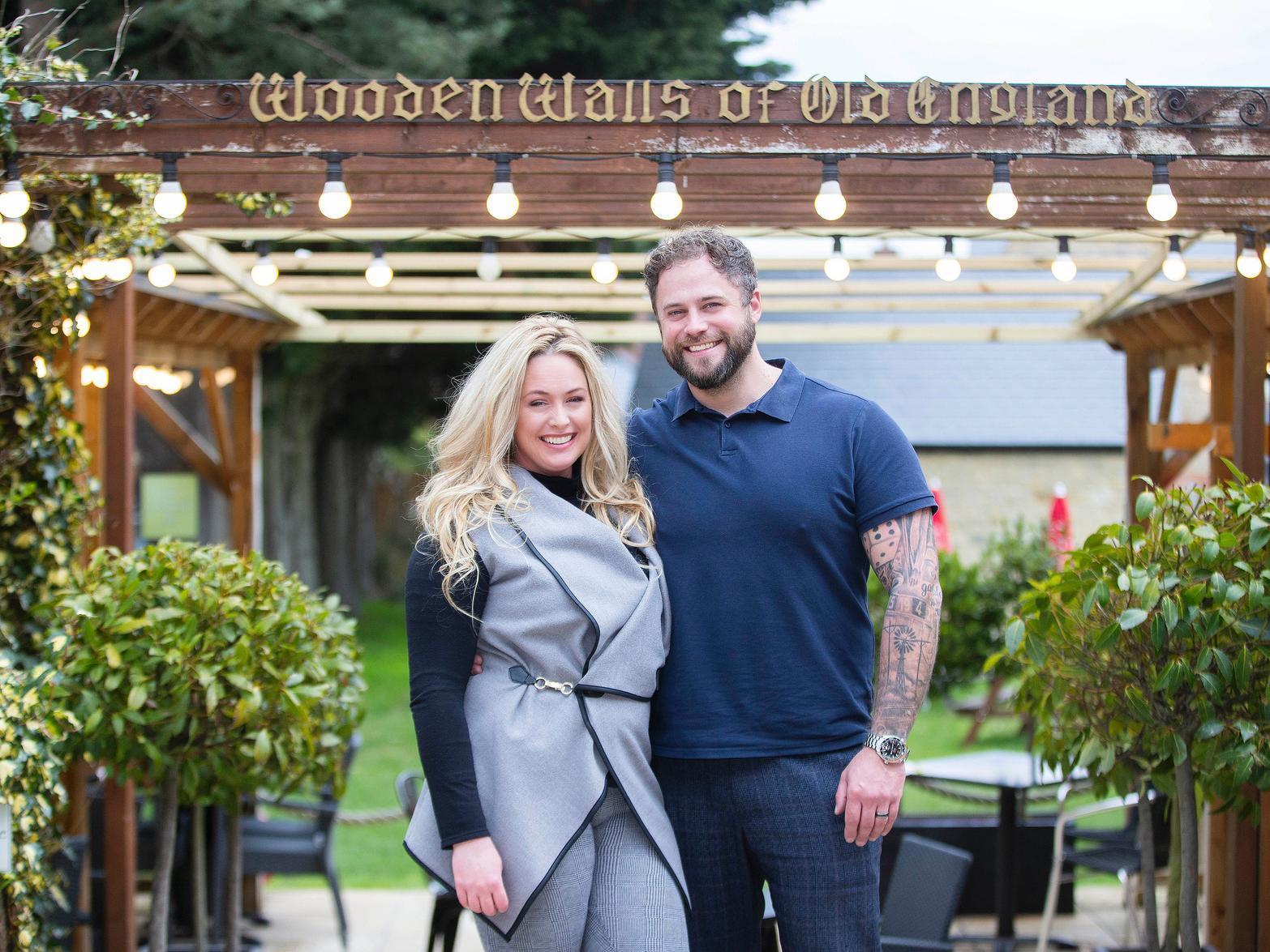 Amy and Martyn Thurley have taken over the village pub. Photo: Kirsty Edmonds.