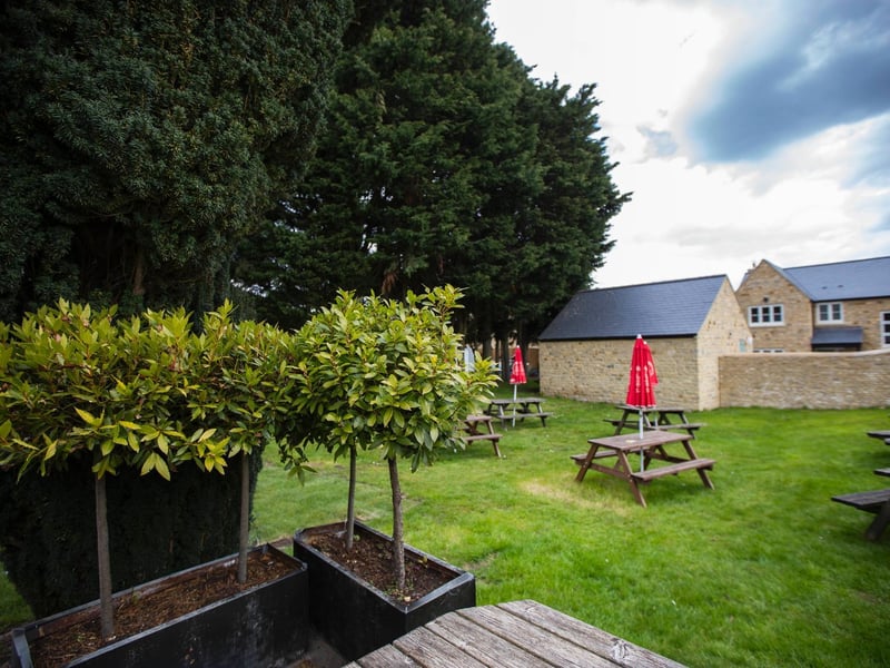 There is a huge outside space which can seat around 40 tables, spread out in a Covid-safe manner. Photo: Kirsty Edmonds.