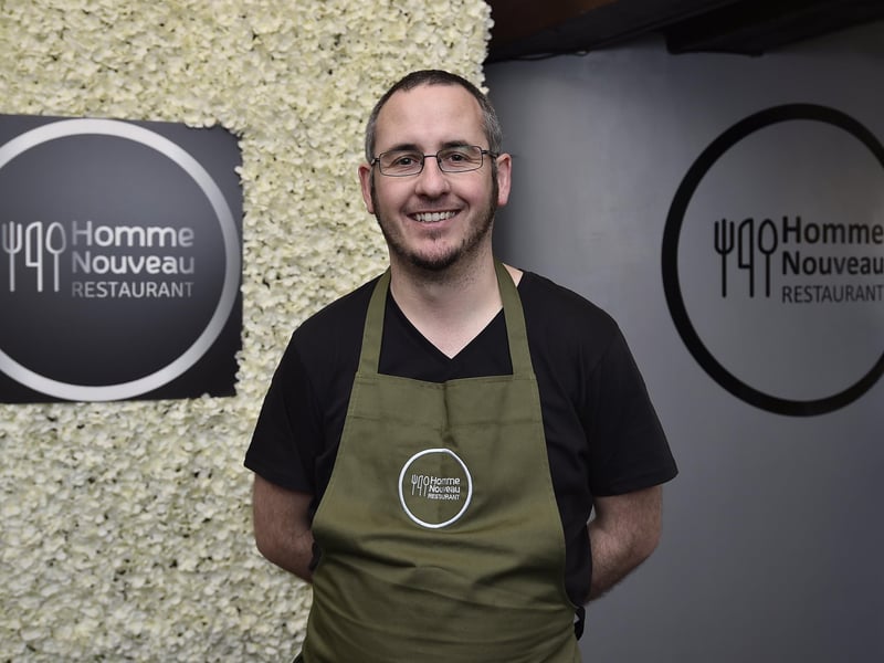 Chris Newman at his Homme Nouveau restaurant at Whittlesey. EMN-190911-171333009