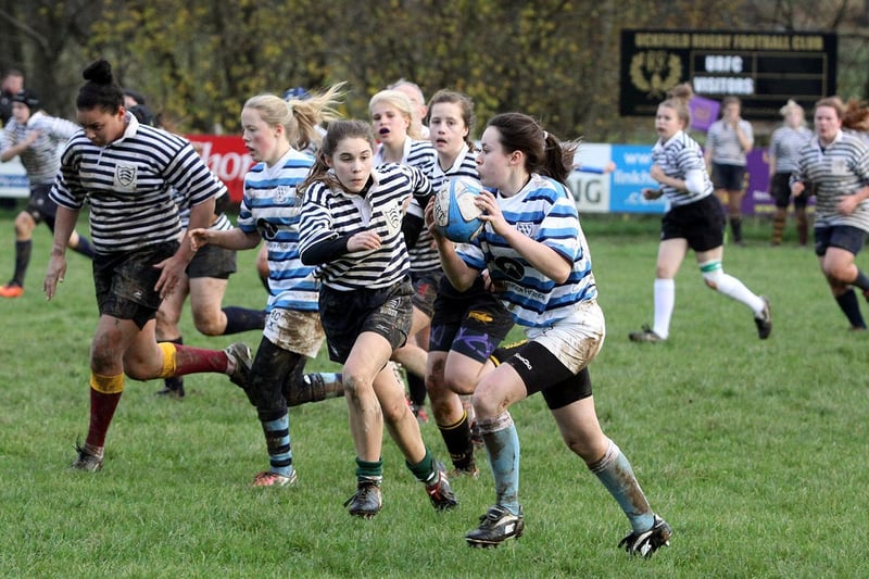 Action from a Sussex v Middlesex girls' match at Uckfield / Picture: Ron Hill