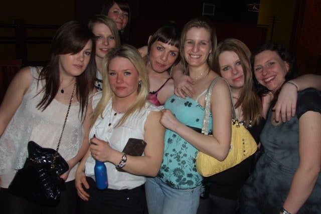 A group of friends on a night out in 2009