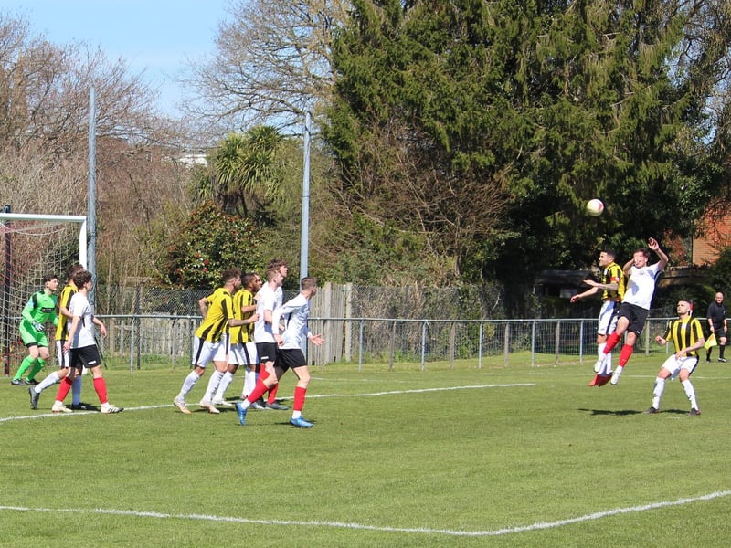 Action from Horsham YMCA's 2-1 win over Loxwood on Saturday