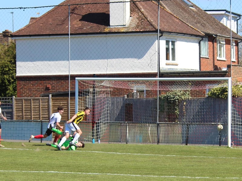 Action from Horsham YMCA's 2-1 win over Loxwood on Saturday