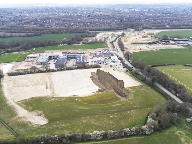 Development is progressing on land north of Horsham off Rusper Road