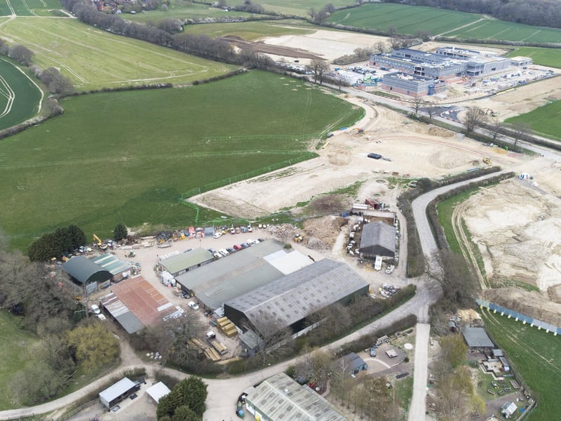 Eventually 2,750 homes will be built in the area, along with the new Bohunt Horsham School