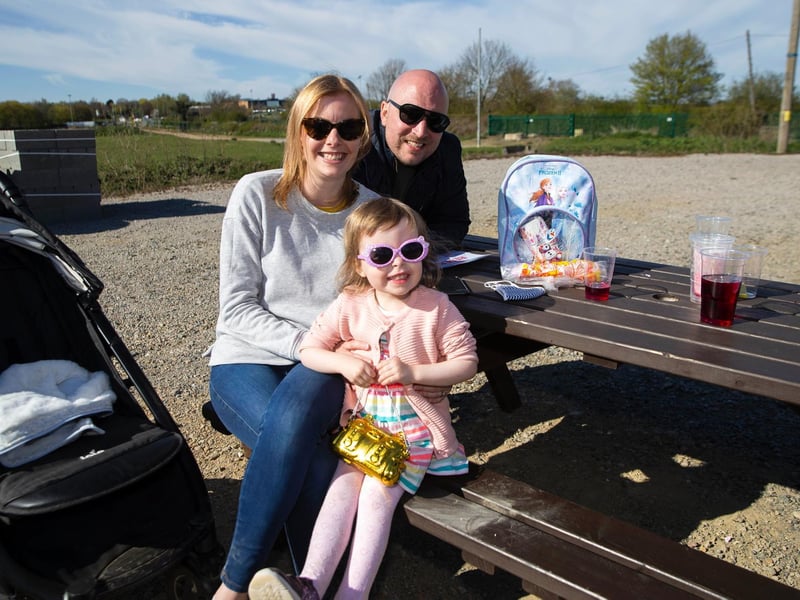 Duston Mill Beer Garden on Friday (April 16). Photo: Kirsty Edmonds