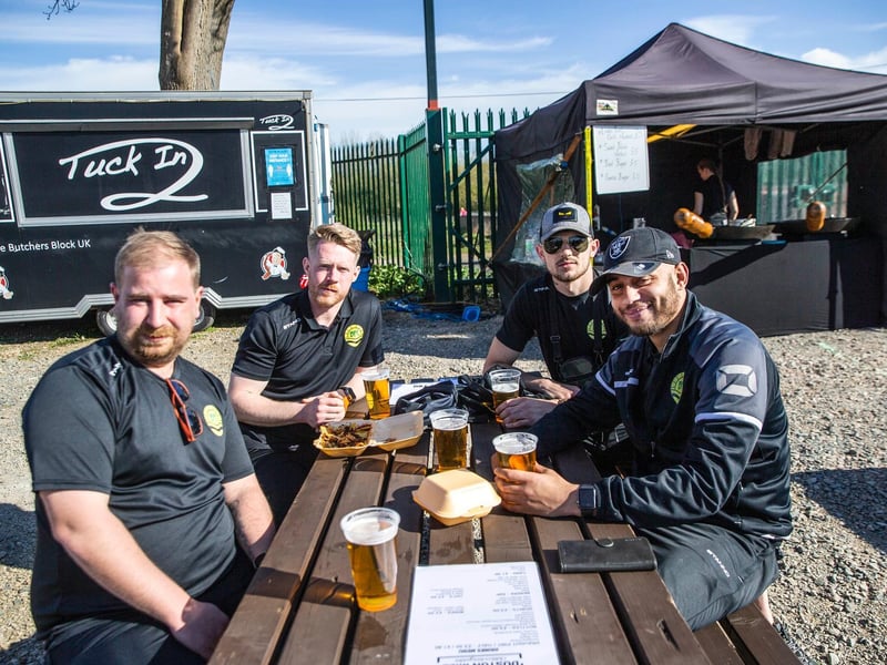 Duston Mill Beer Garden on Friday (April 16). Photo: Kirsty Edmonds