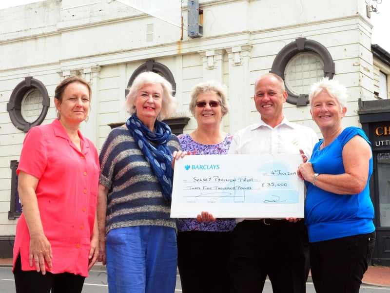 Carol Purnell centre is not standing again in Selsey