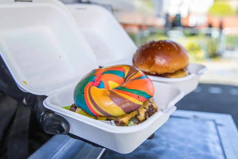 Every sale of Patty Freaks' 'Freakin Rainbow Burger' meant £1 would be donated towards the construction of a new outdoor children's play area at Northampton General Hospital!