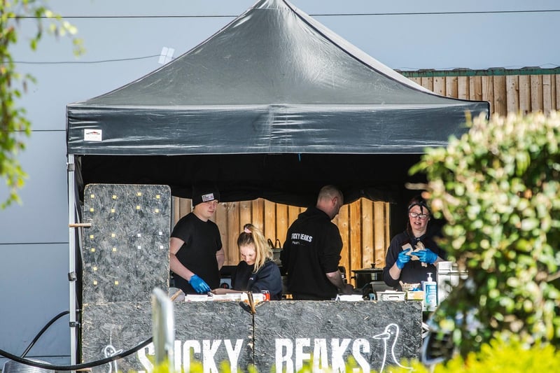 Sticky Beaks was also on the scene with yet another delicious menu!
