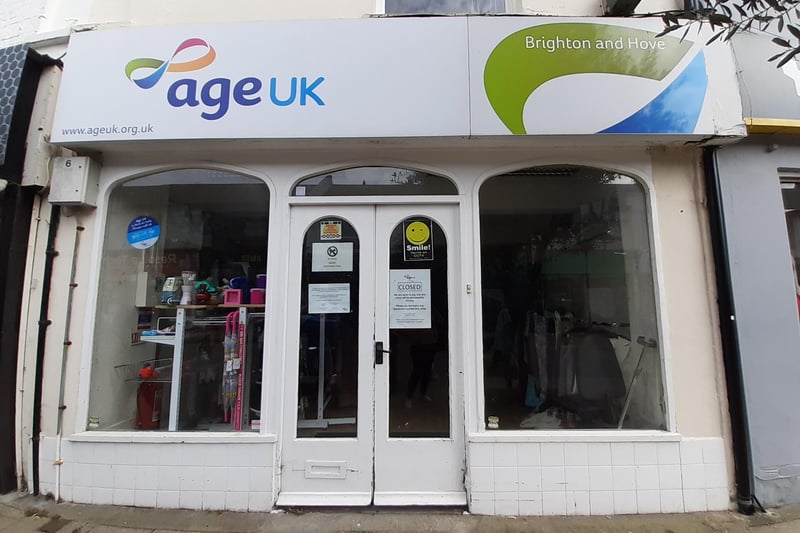 The Age UK shop in George Street has permanently closed