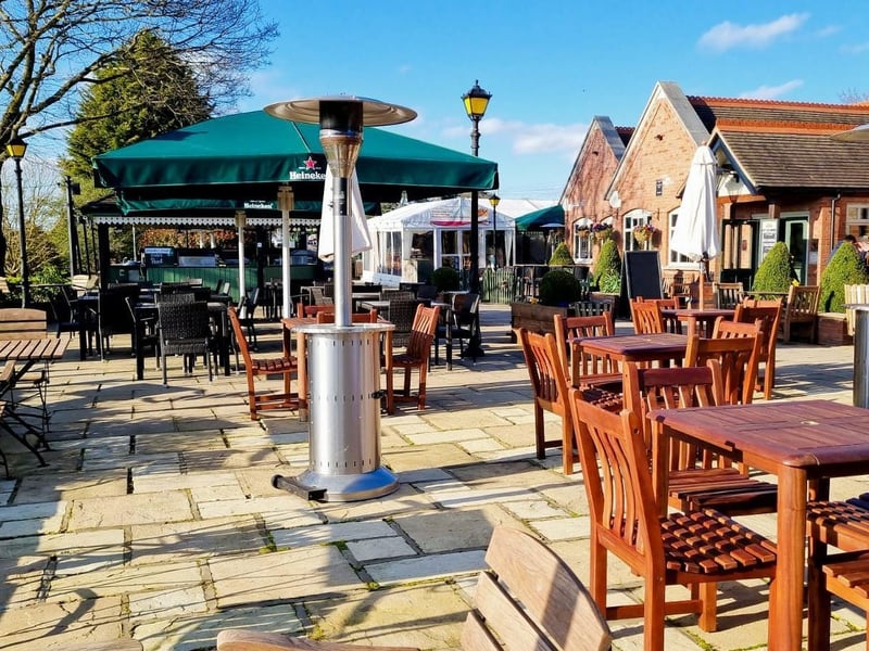 The Brampton Halt has a picturesque al fresco area, perfect for dining out in the sun - they also have a barbecue set up so you can enjoy some scrumptious BBQ food in the summer!