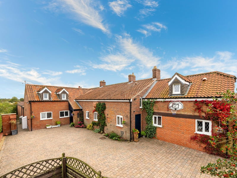 Originally farm cottages, The Horse Close has been extended by its current owners.