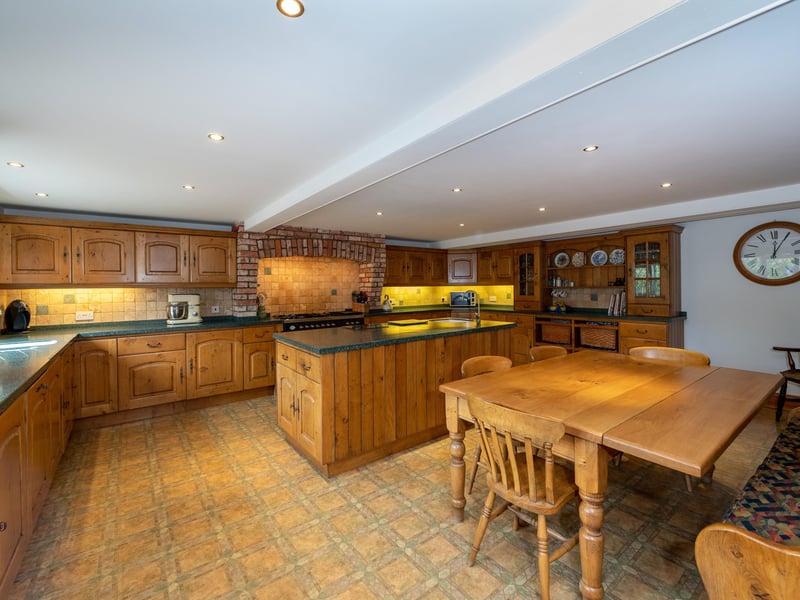 The breakfast kitchen.