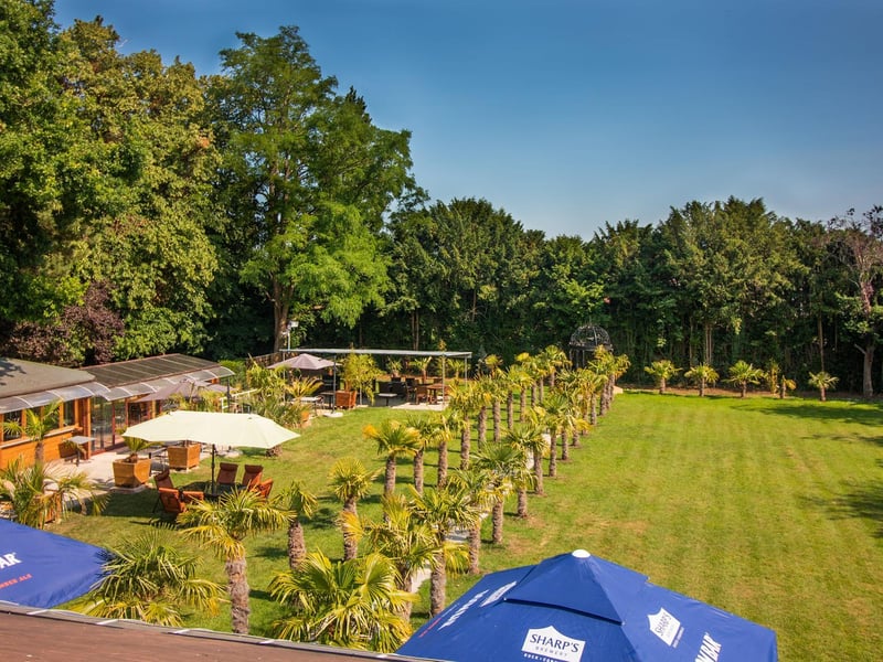 Weston Manor has reopened its beautiful garden terrace as well as a brand new purpose built BBQ shelter! It accommodates over 150 people and provides a unique relaxing al fresco dining experience with open-air privacy. You can also book afternoon teas!