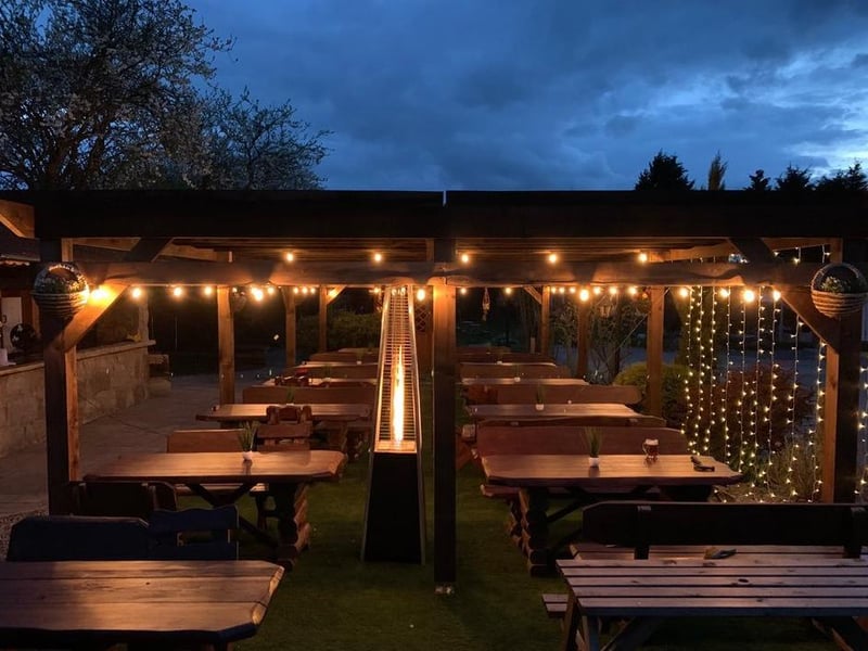 The new look garden at House of Feasts, Eye Green