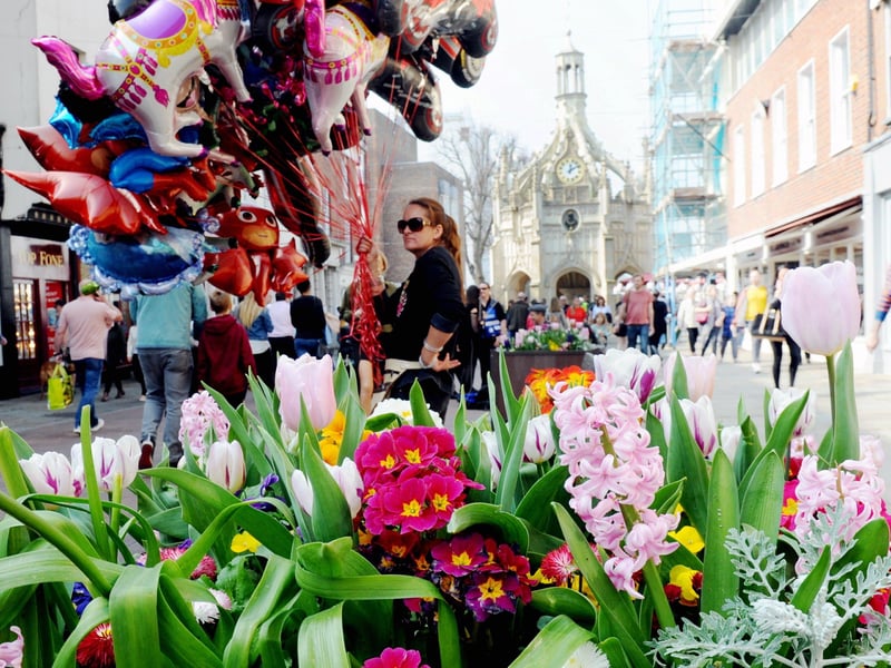 £375,000 (pictured, Chichester city centre)